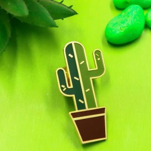 The Cactus Lapel Pin From Pin It Up