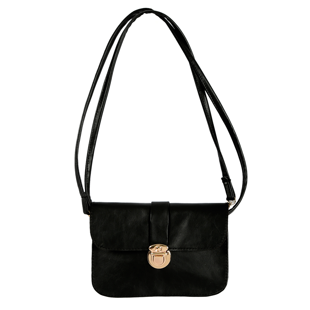 Bags online | Buy Black Plain Small Purse for Girls| www.pinitup.in
