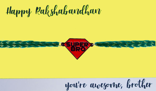 Super Bro Rakhi is designed for all the best superman brothers out there. These are latest Rakhi Designs in market. Buy Rakhi Online