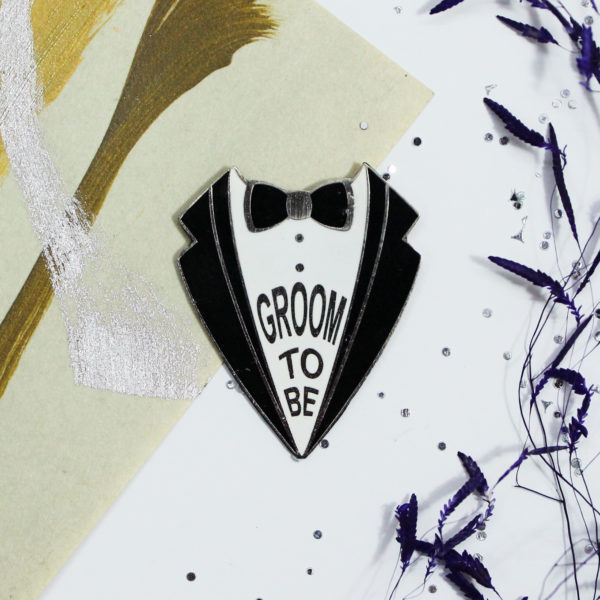 Groom to Be Pin is here for all the trendsetter out there.