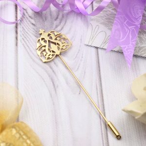 Royal Cross Coat pin for valentines day