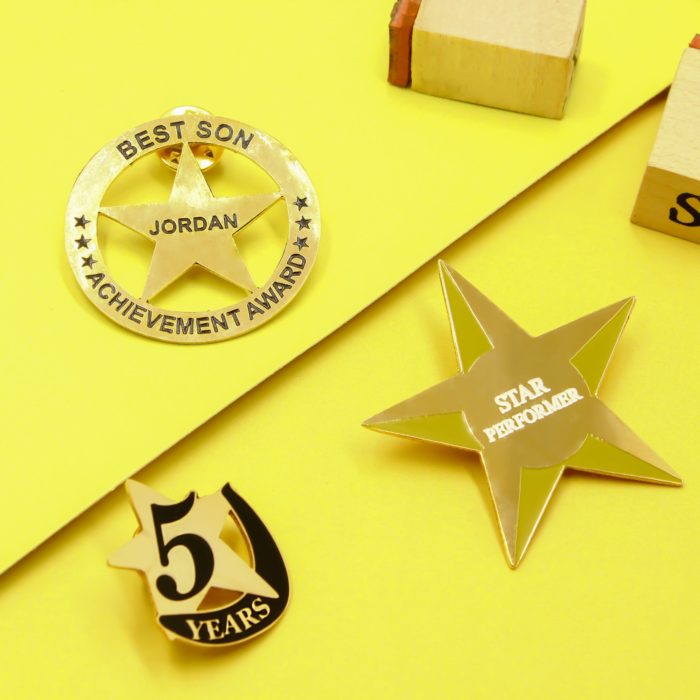 Star Lapel Pins and we can customize these star pins according to your request