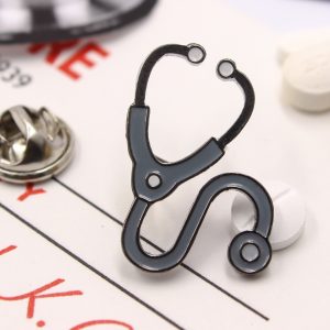 The Stethoscope Lapel and the Doctor Lapel Pin