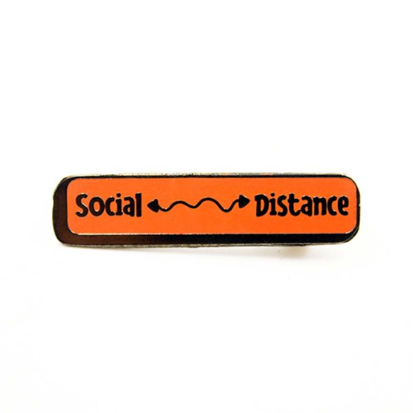 Social Distancing Lapel Pin or Corona virus lapel pins and covid-19 lapel pin. Grab this corona virus lapel pin now from our online lapel pin store