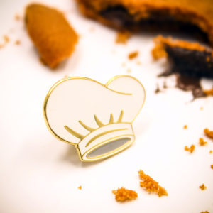 Chef Cap Lapel Pin or Chef Cap Enamel Pin is here for for hotelier friends because every friend deserves something different