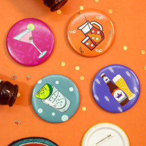 Food and beverage brooches and fridge magnets to quirk app your home decor and clothing sense