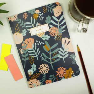 Tropical Flower Doodle Diary is a perfect diary to refresh your mood
