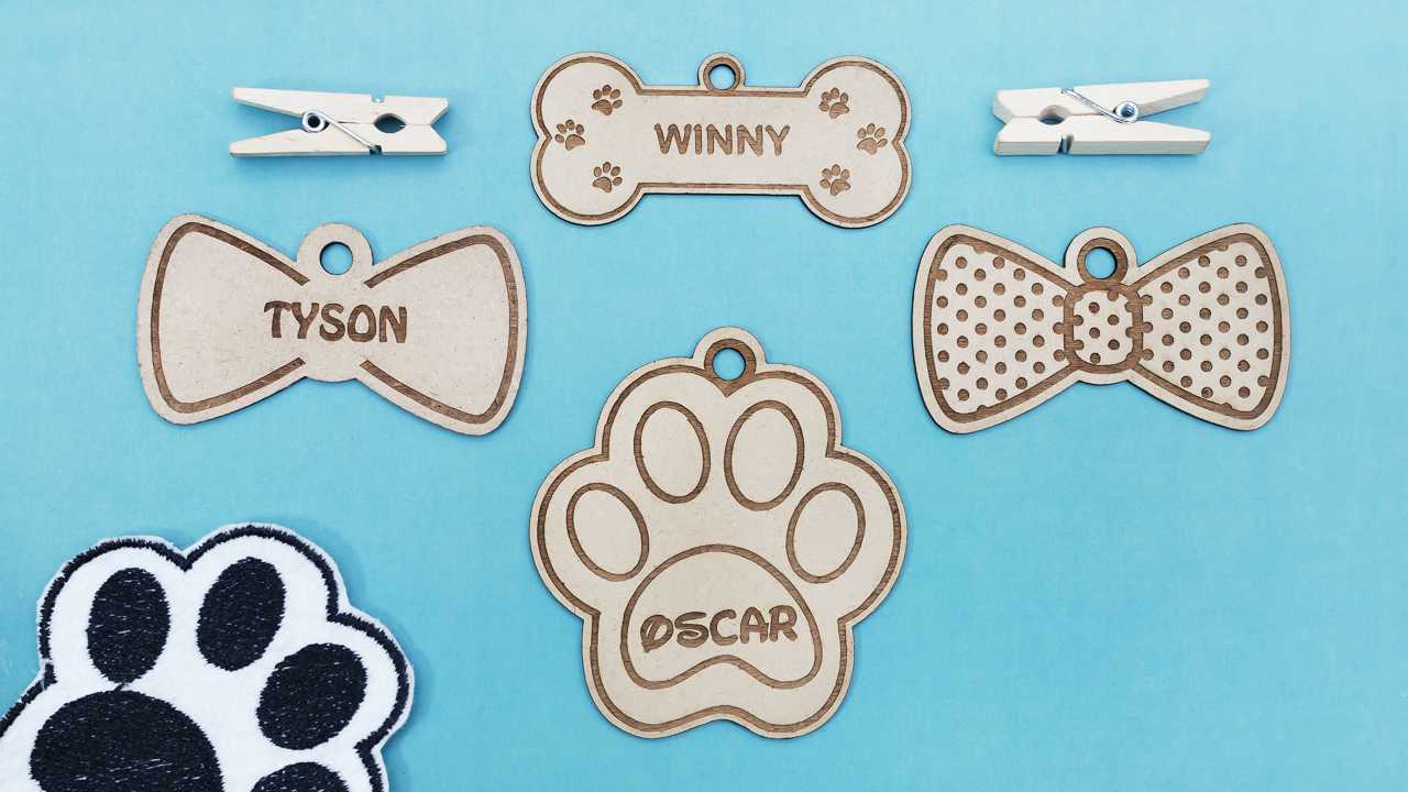 Custom MDF Dog Tags Manufacturer and Maker from Delhi India