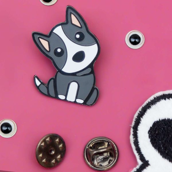 Cute Dog Lapel Pin a perfect quirky gift from Pin It Up