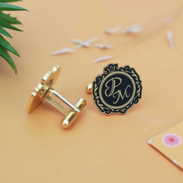 Designer Initials Cufflinks Maker and Manufacturer | Pin It Up Unique Gifts