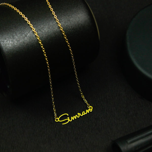 Name Pendant With Design