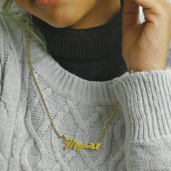 Customized Name Pendant With Design - Image 2